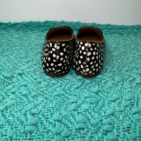 J. Crew Womens Cora Black Leopard Calf Hair Loafers NWT - Picture 7 of 9